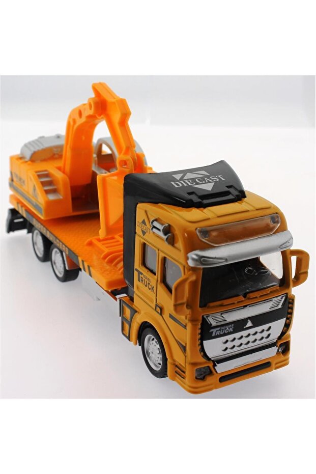 Die Cast Çek Bırak Sarı Kepçe - 1