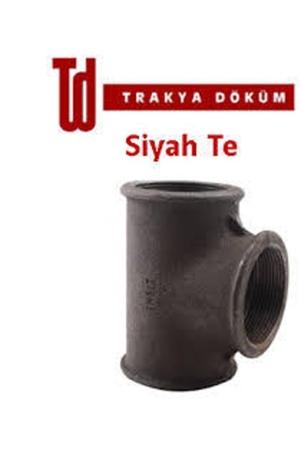 1/2" Siyah Te