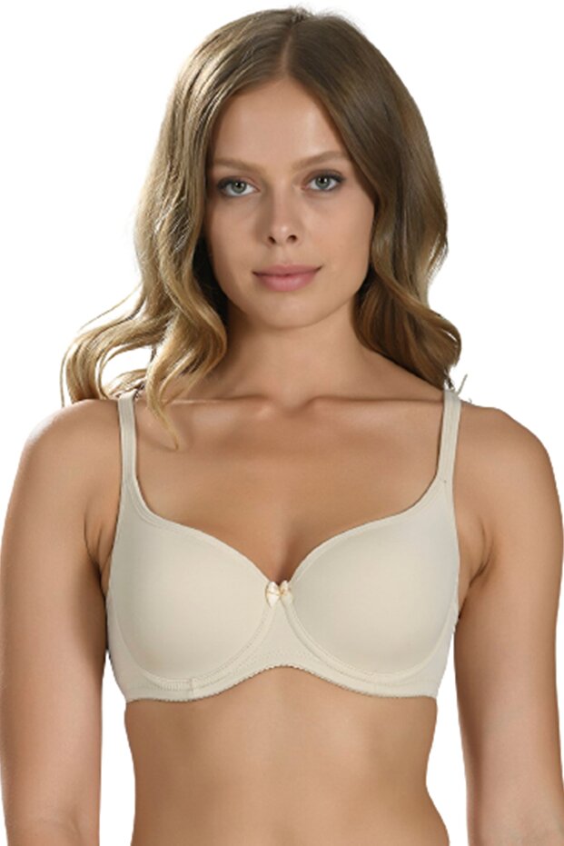 3613 Basic, Shaping, Lifting, Cup Underwire Bra, Nude Color - 1