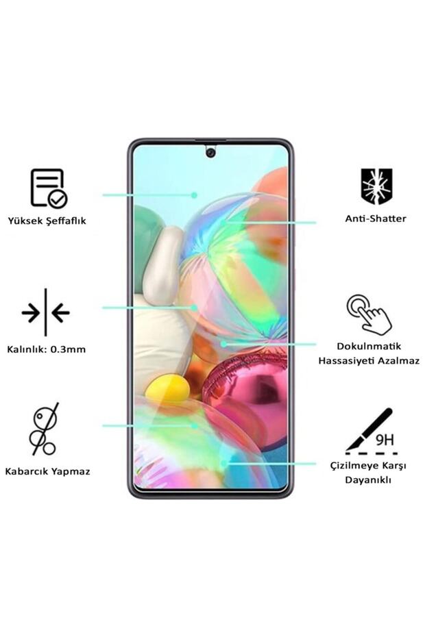 One M8 Compatible Screen Protector New Generation HD Quality Glass Screen Protector - 3