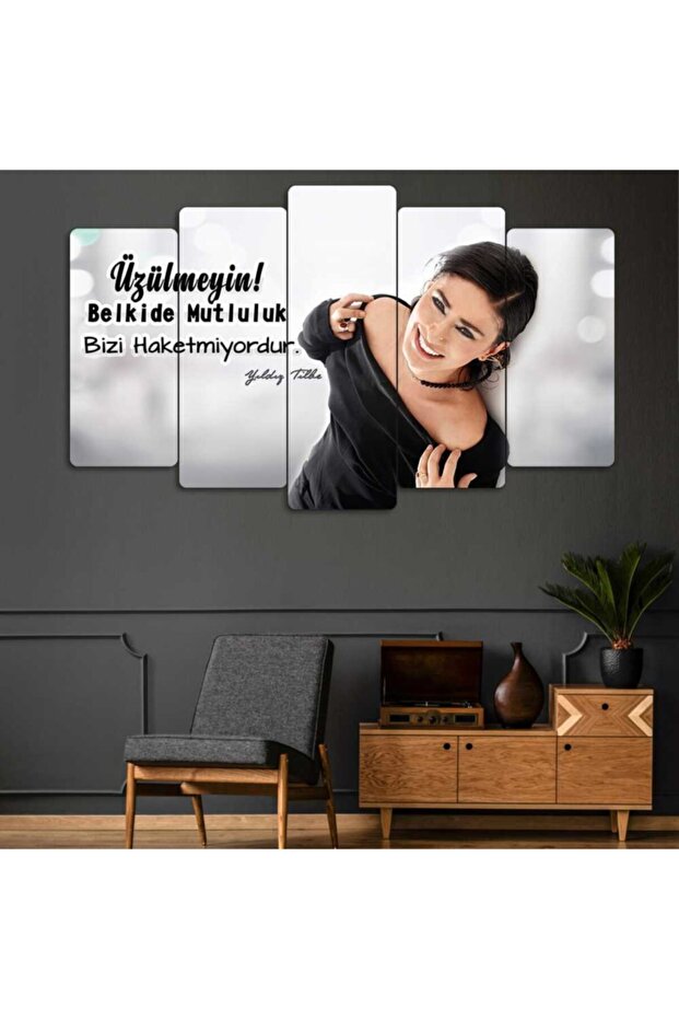 Yıldız Tilbe - 5 Parçalı Tablo - 1