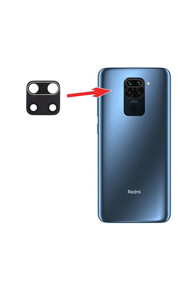 زجاج كاميرا متوافق مع هاتف Xiaomi Redmi Note 9