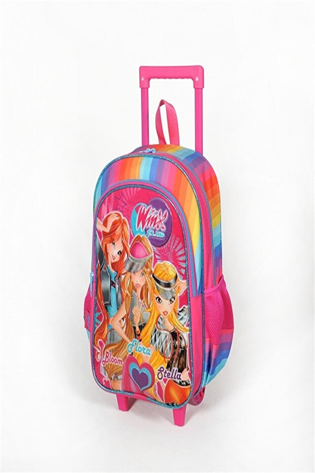 Pembe Wınx Çekçekli Okul Çantası - 2