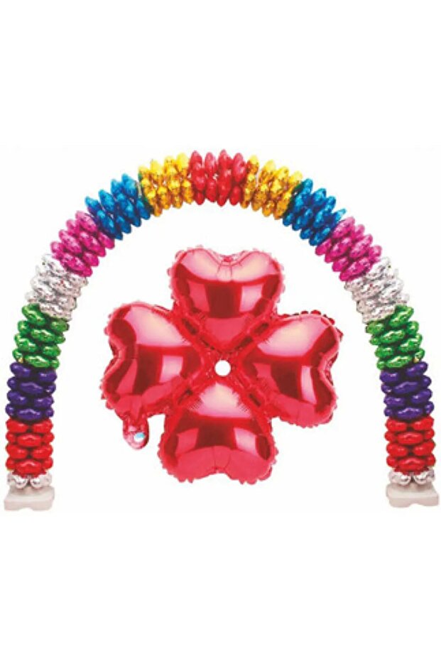 Foil Balloon Heart Flower Model Red 13 Inc Pk:1-
