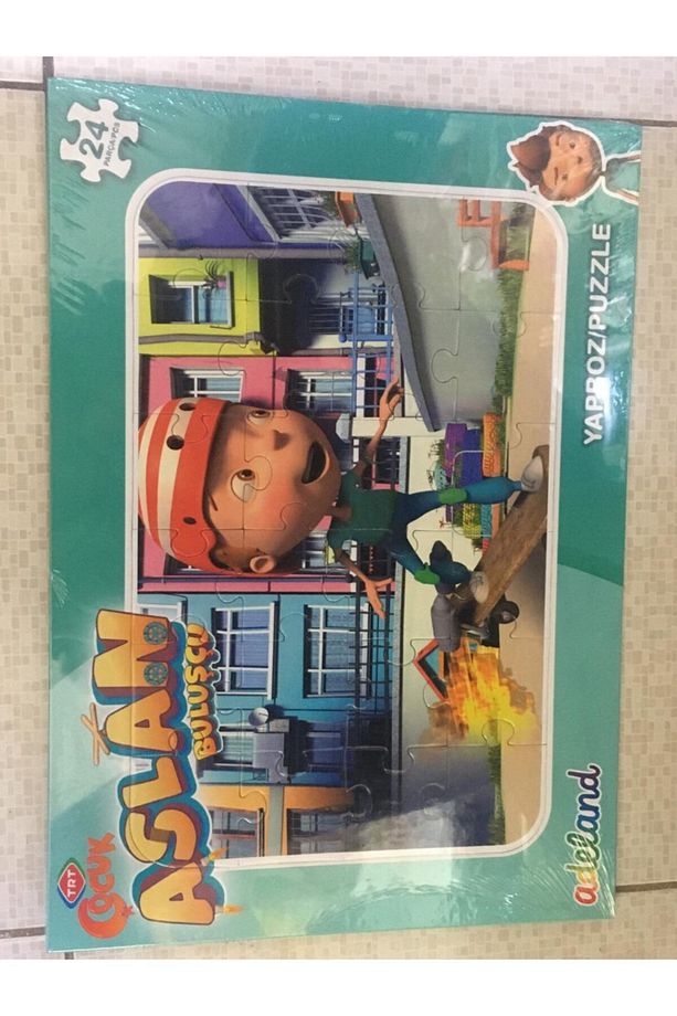 Trt Karma 24 Parça Aslan Buluşcu Kaykay Üzerinde Frame Puzzle - 1