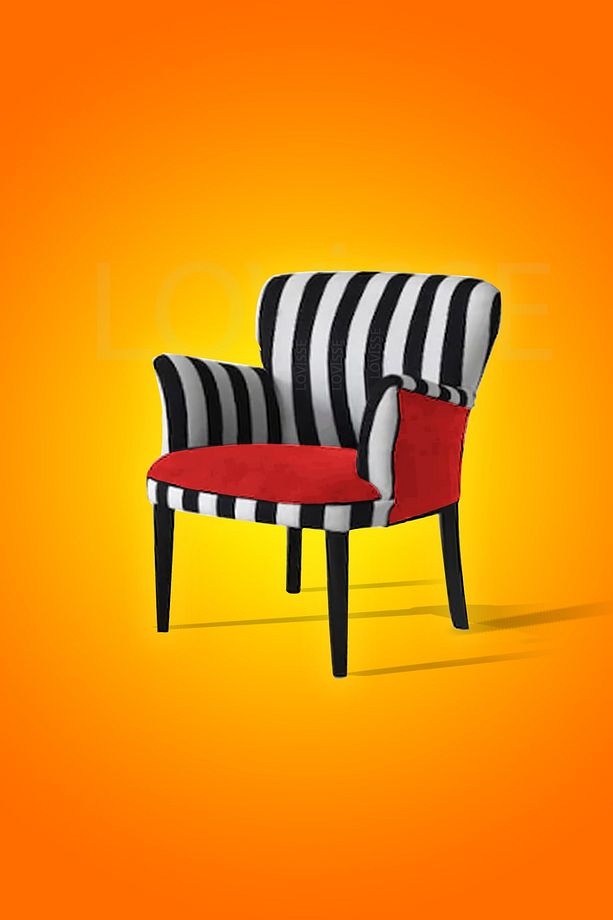 Zebra Berjer - Misafir, Bekleme Koltuğu,ofis, Cafe , Çay Seti Berjer - 1