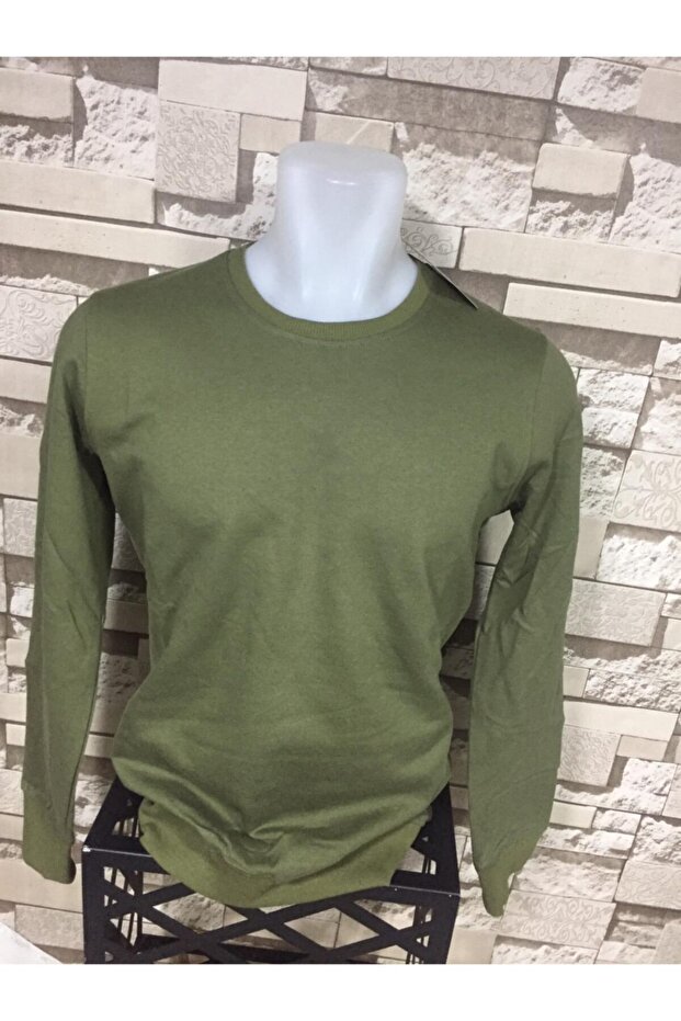 Crew Neck Basic Sweat - 1