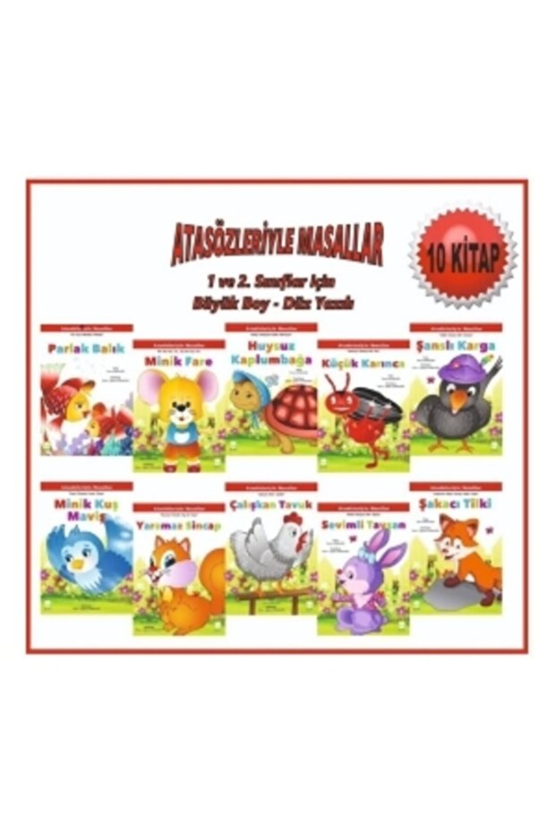 Atasözleriyle Masallar 10 Kitap 1 Ve 2. Sınıflar Için