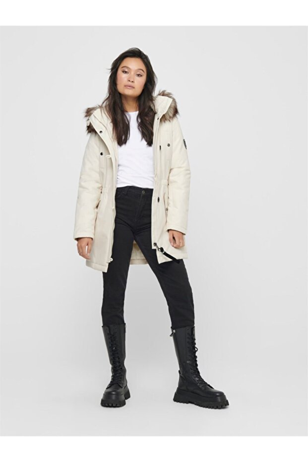 Onliris Fur Kadın Mont 15213755 - 5