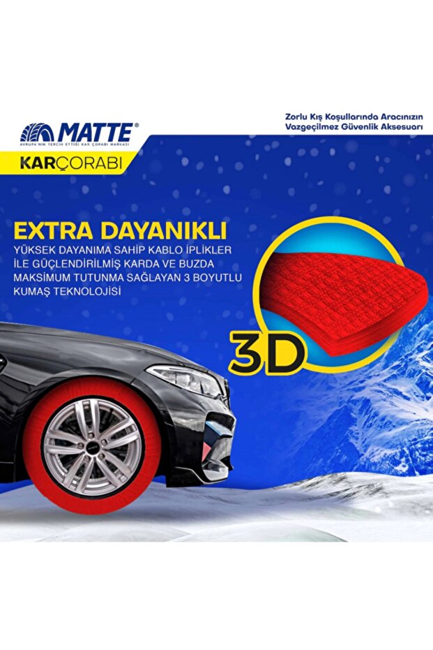 Kar Çorabı - Active - 205 55 R16 Medıum - 5