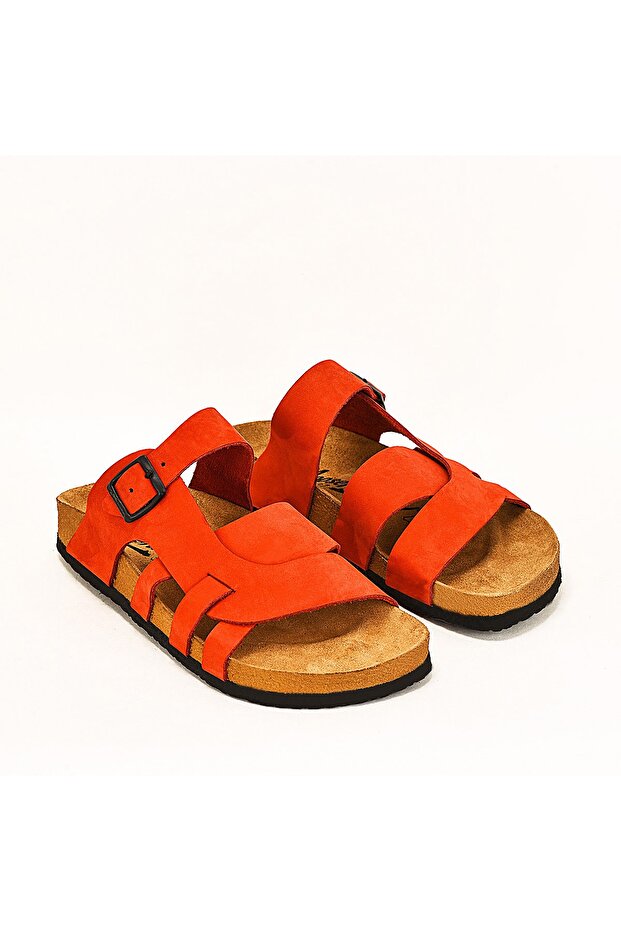 Kırmızı Kadın Terlik - 4