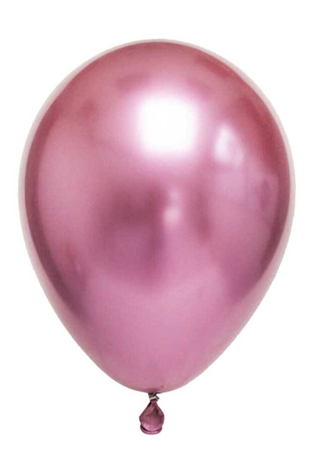 Pink Chrome Balloon 40 cm - 10 Pieces