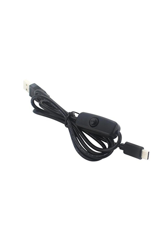 Raspberry Pi Için 4 Usb To Type-c 5v 3a On/off Güç Kablosu - 3