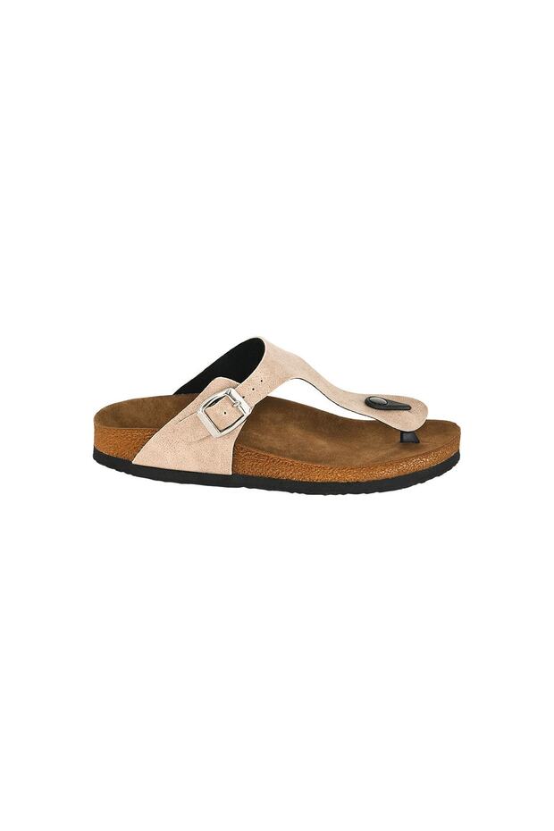 Papuci unisex bej - 2