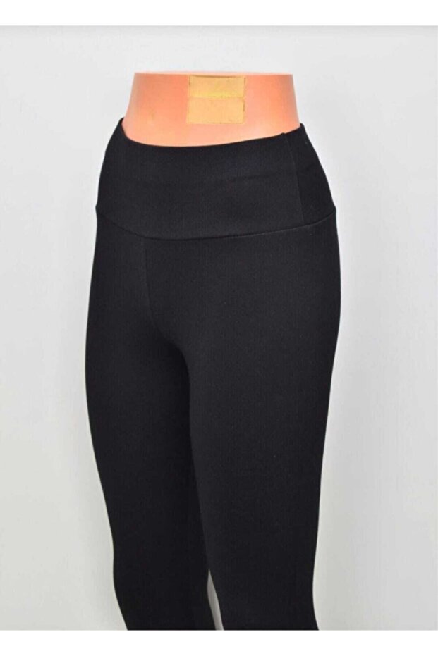 Yüksek Bel Çelik Örme Tayt - 2