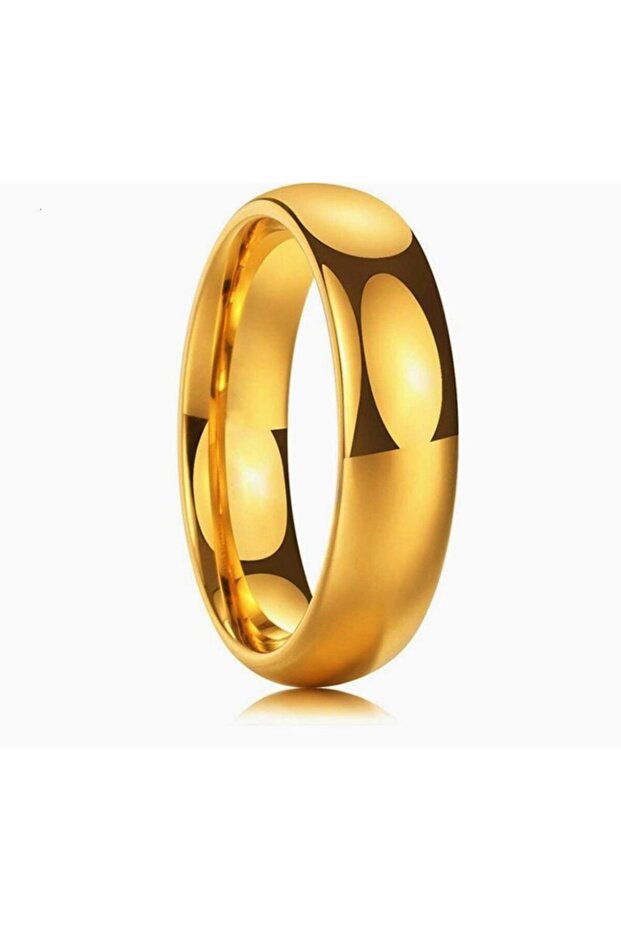 6 mm Düz Alyans Dış Bombeli - 2