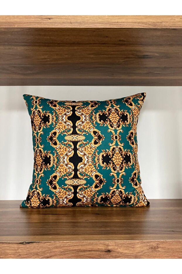 Digital Printed Double Sided Patterned Throw Pillow Cover - 1