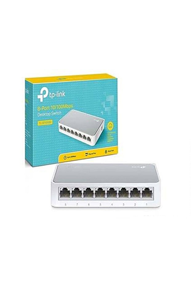 Tp-lınk Tl-sf1008d 8 Port 10/100 Mbps Tak Çalıştır Swich - 1