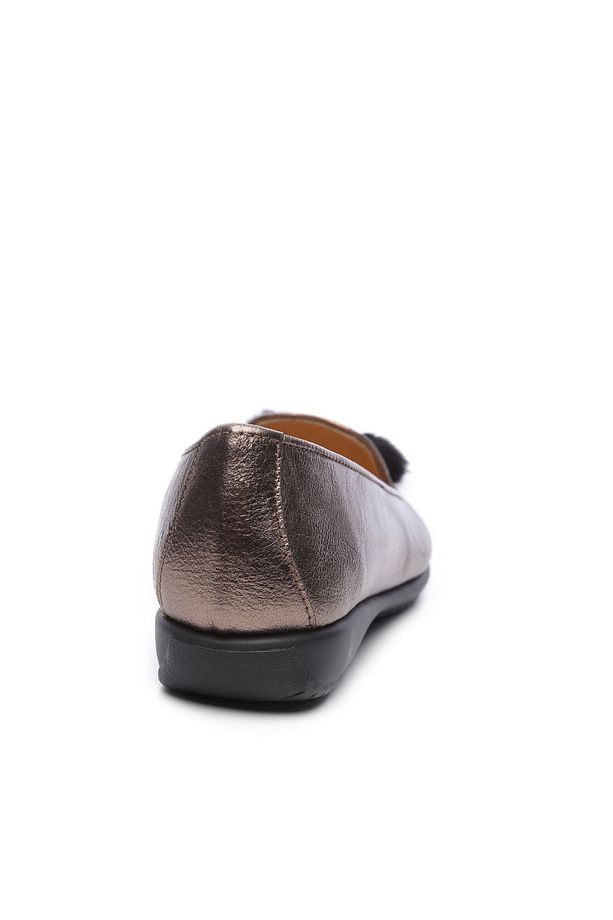 Kadın Derı Mokasen & Loafer Ayakkabı 611 E1357-33 BN AYK - 3