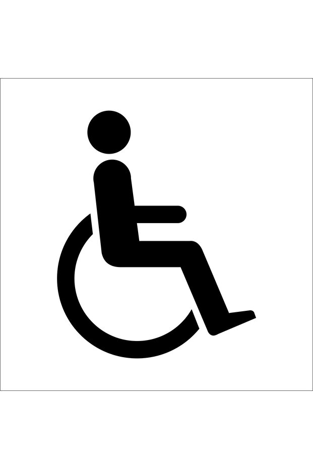 Wc Sink Toilet Direction Label Sticker Sticking 15X15 cm