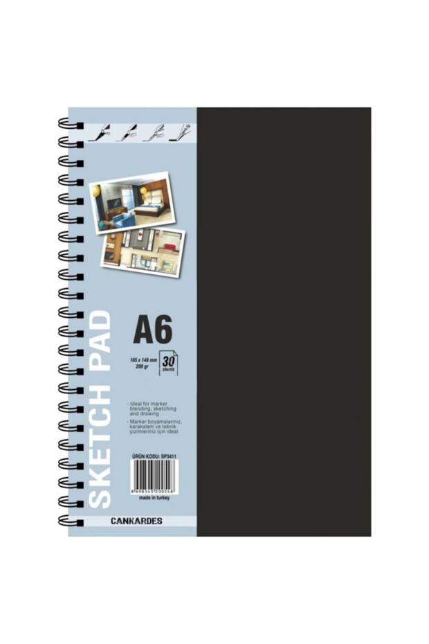لوحة رسم علامة كتاب A6 200 غرام
