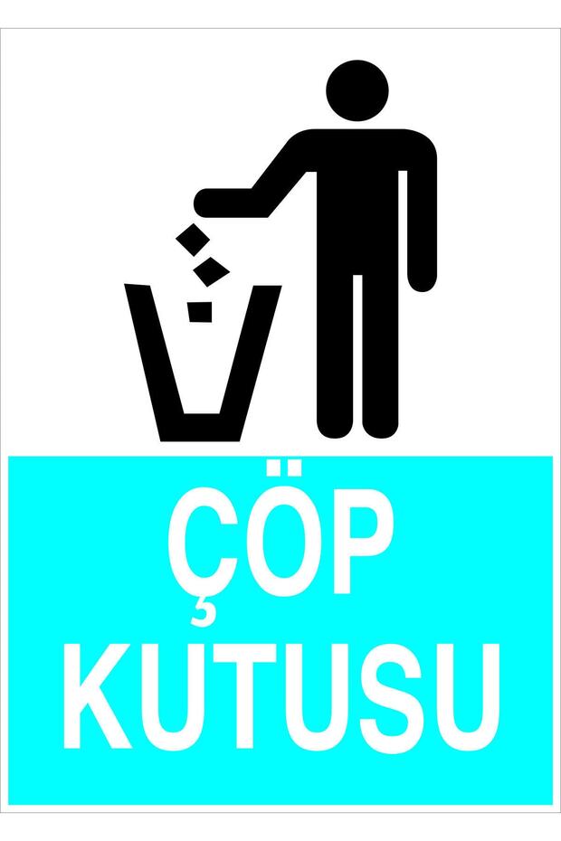 Trash Can Label Sticking Sticker 25X35 cm