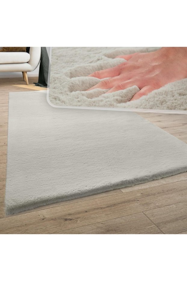 Royal Peluş Halı Krem