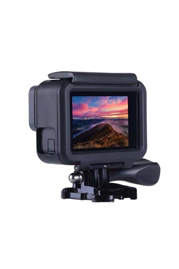 Gopro Hero 5 6 7 Uyumlu Üst Kilitli Çerçeve / Frame - 5