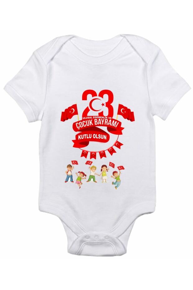 23 April Children's Day Model 3 Printed Baby Bodysuit