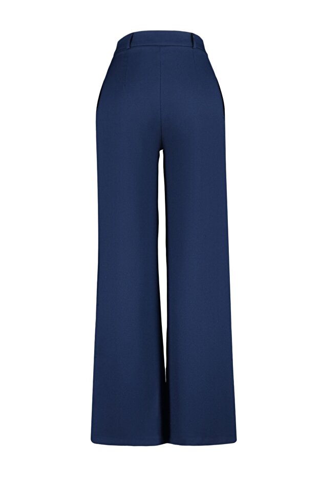 Mavi Wide Leg/Geniş Paça Dokuma Kumaş Pantolon TWOAW22PL0263 Palazzo - 8