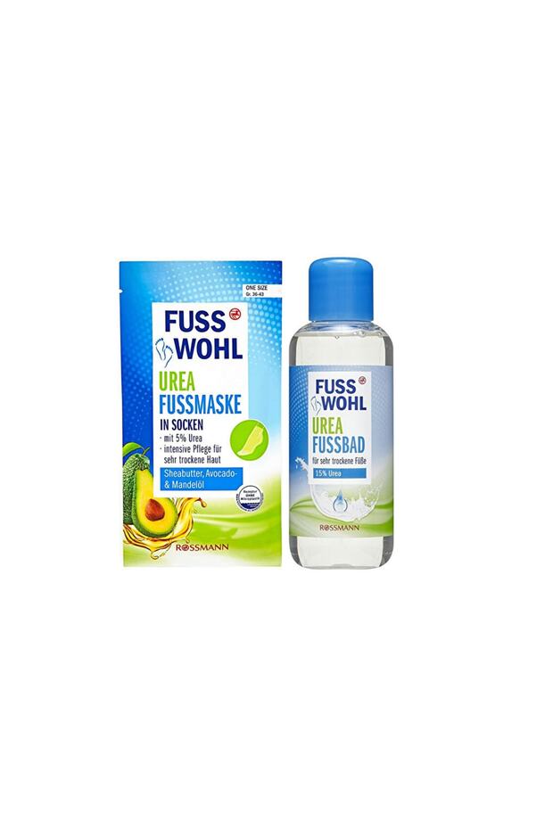 Ayak Maskesi Çorap 1 Adet + Ayak Banyosu Üreli 200 Ml ( Ayak Bakım Seti) - 1
