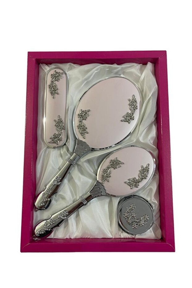 4-Piece Mirror Comb Set New Season Dowry Gift
