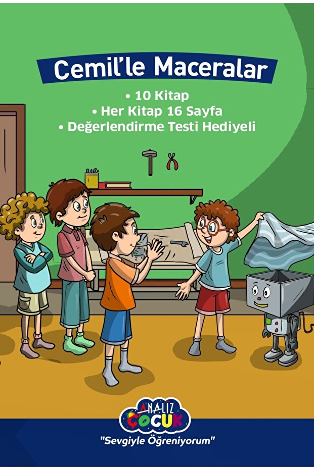 Cemil'le Maceralar Serisi Hikaye Seti 10'l 1.sınıf Ultra Problemler Hediyeli