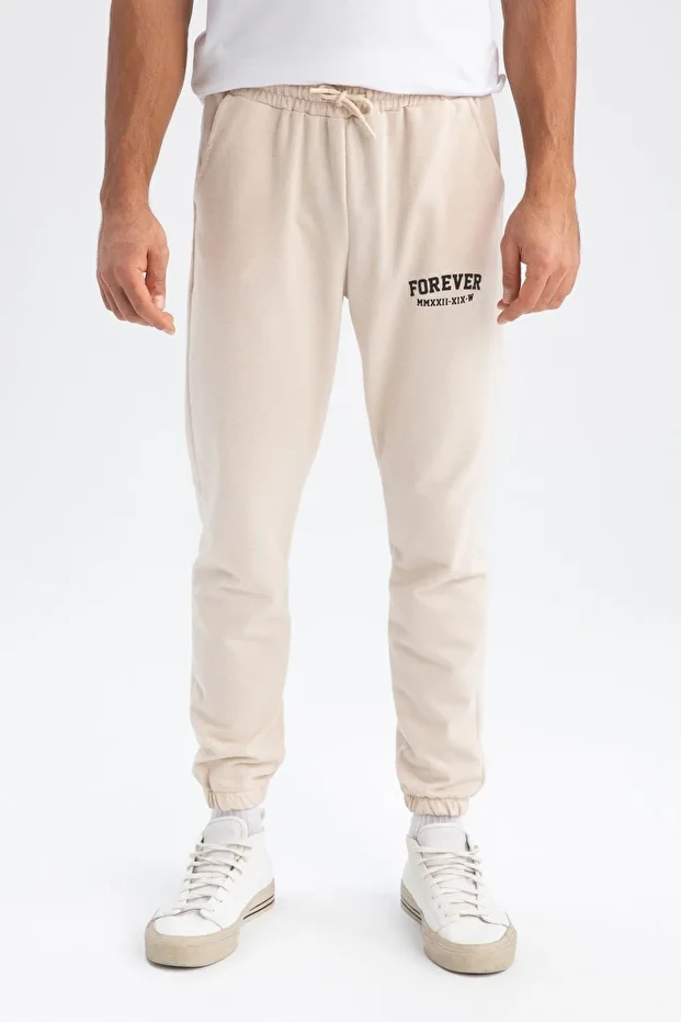 Regular Fit Baskılı Eşofman Altı - 3