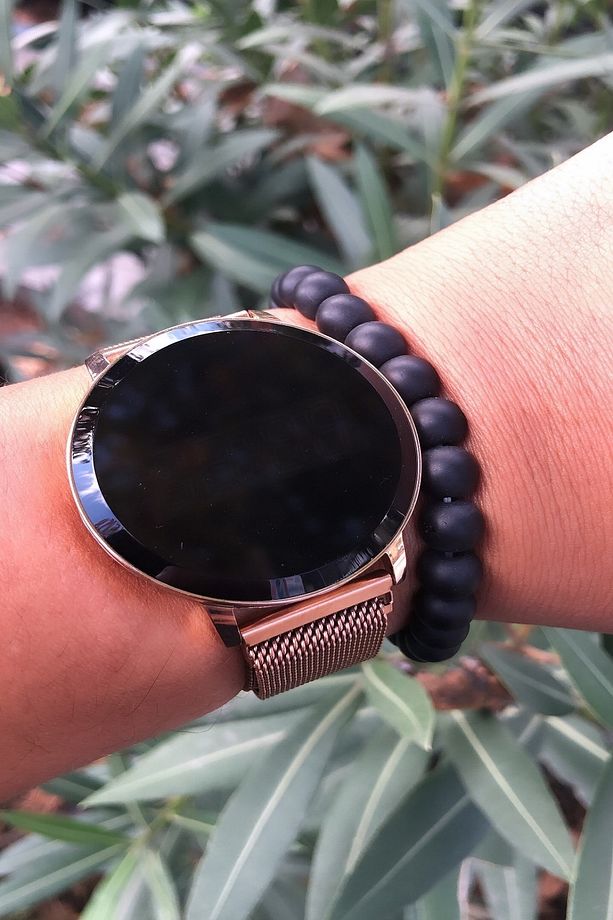 Premium Dokumatik Led Ekran Mıklatıslı Hasır Kordon Unisex Kol Saati-bileklik Hediyeli - 2