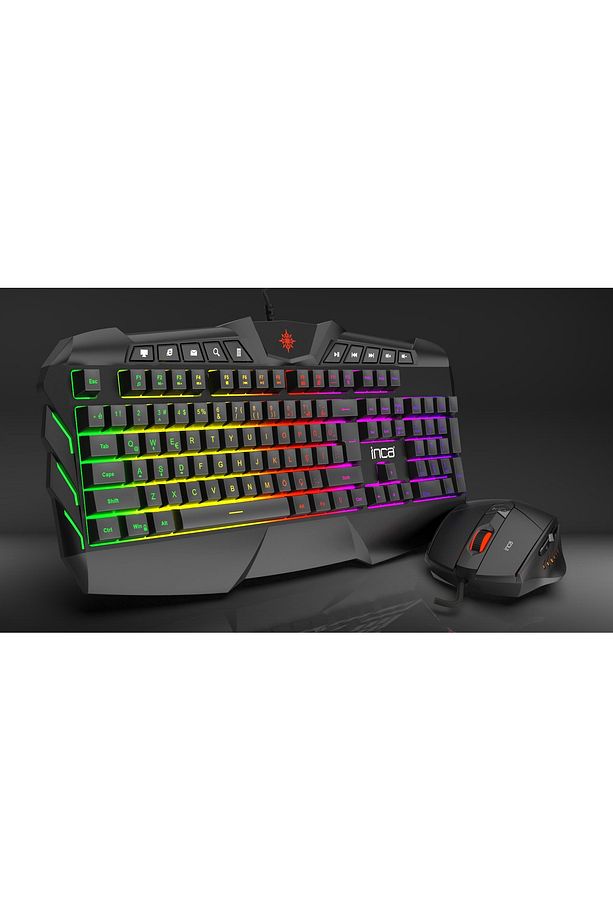Ruthless IKG-310 Rainbow Effect Oyuncu Gaming Klavye + Mouse Seti - 5