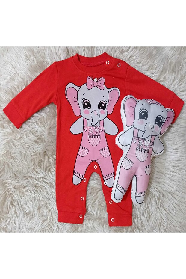 Jumpsuit with removable toys