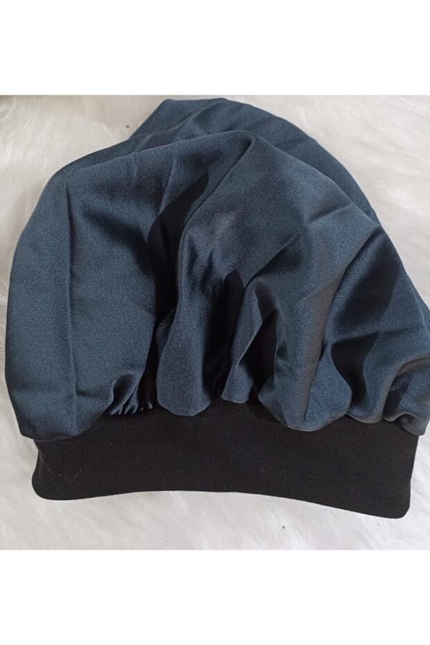 Anthracite Color Satin Hair Cap