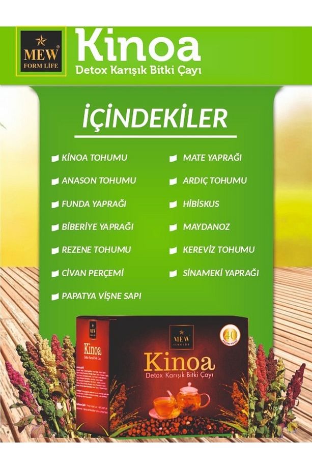 Mew Form Life Kinoa Detox 40 Lı Süzen Poşet (3 Paket) - 3
