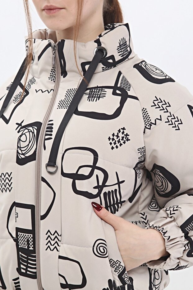 Kapitone Desenli Mont - 7