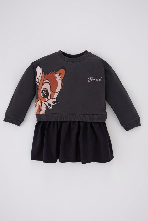 Baby Girl Disney Bambi Long Sleeve Dress