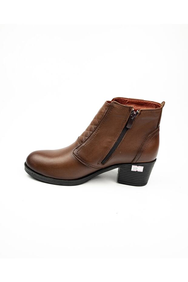 510 Ceviz Deri Kadın Bot - 3