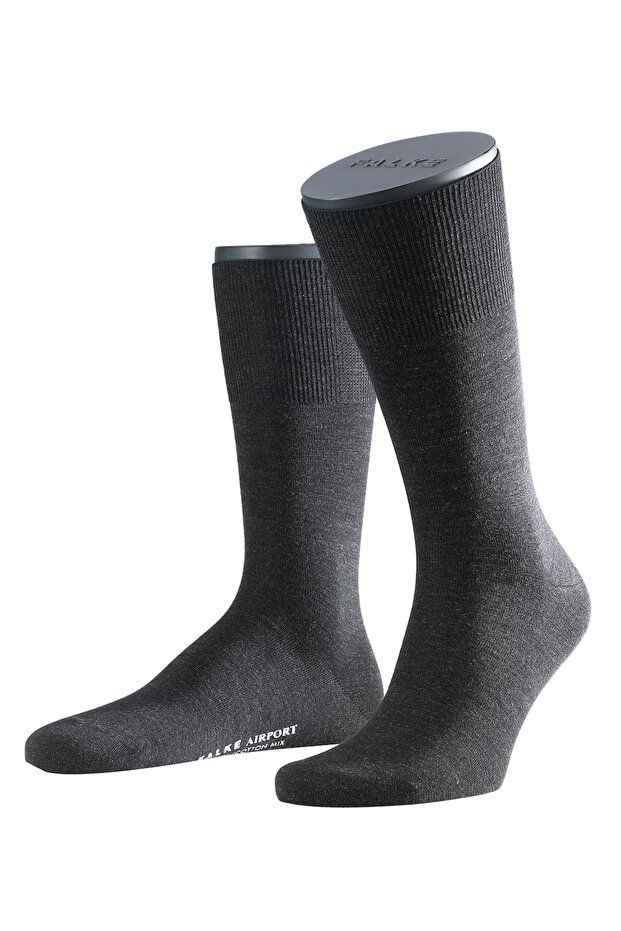 Men's socks - Airport, short socks, leisure and business socks, plain colors - 1