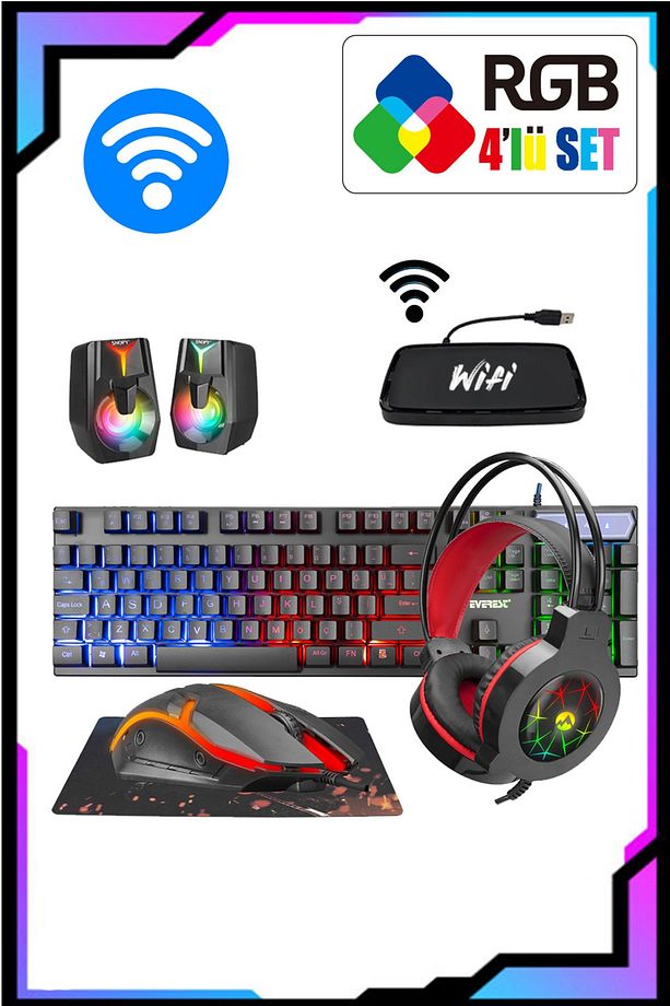 Apache X10 I5-3470 8gb 256gb Ssd+1tb Hdd Gt730 24" 144hz Oyuncu Masaüstü Bilgisayar - 4