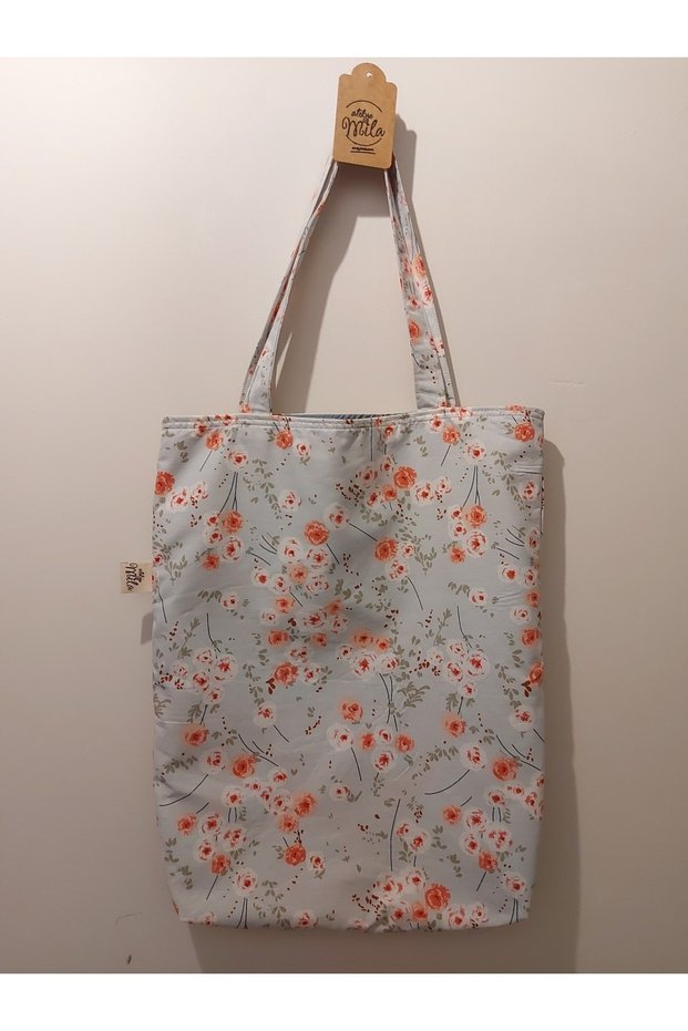 Spring Branch Fabric Shoulder Bag