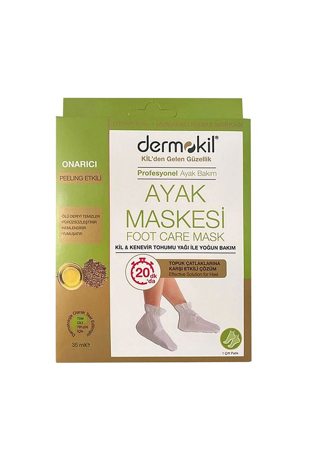 Kil Ve Kenevir Yağlı Peeling Etkili Ayak Maskesi 35 Ml - 1
