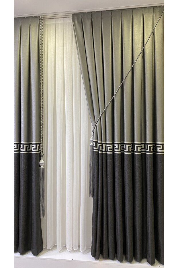 Pano Fon Perde Antrasit Gri (tek Kanat) - 7