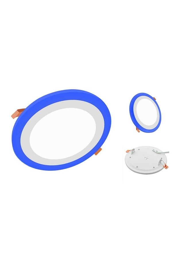 3 Fonksiyonlu 18 W Led Panel - 2 Farklı Işık (BEYAZ - MAVİ) - Yuvarlak - Sıva Altı - Ypl-1318b - 6