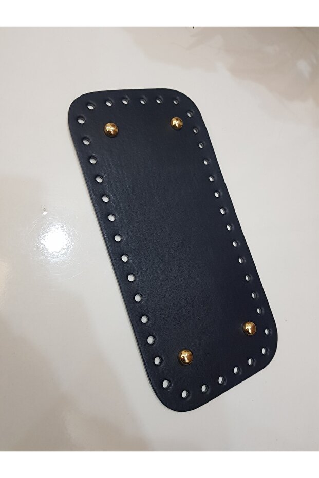 Leather Knitted Bag Base (25*12 Cm)