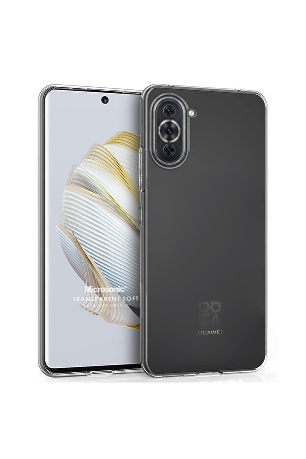 Huawei Nova 10 Kılıf Transparent Soft Şeffaf - 1